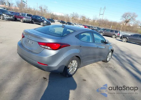 2014 Hyundai Elantra Se z USA, uszkodzony, nr VIN KMHDH4AE6EU156258